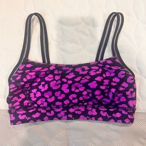 Lululemon Straight Up Sports Bra Cheetah Print